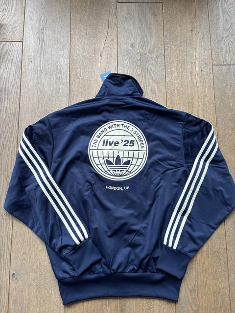 OASIS ADIDAS TOUR LONDON Navy Firebird jacket Size Small Brand New