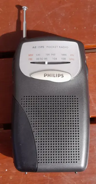 Radiolina Radio AM/FM Portatile Philips AE1595 Vintage Funzionante