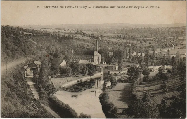 CPA Environs de PONT-d'OILLY - Panorama sur St-Cristphe et l'Orne (141145)