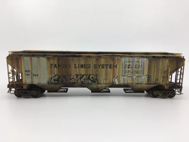 HO Intermountain SOO ex Seaboard Coast Line SCL 4750 Covered Hopper WEATHERED