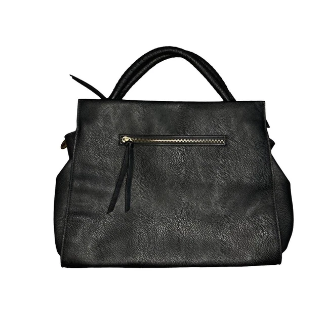 Universal Thread Hobo Shoulder Bag Faux Leather Black