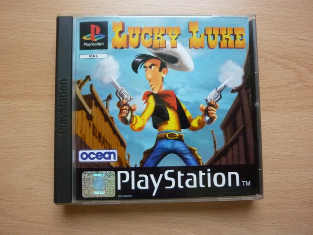 Lucky Luke - PS1 - Complet (Boîtier, Manuel, Jeu) - Version Française - Très Bon état