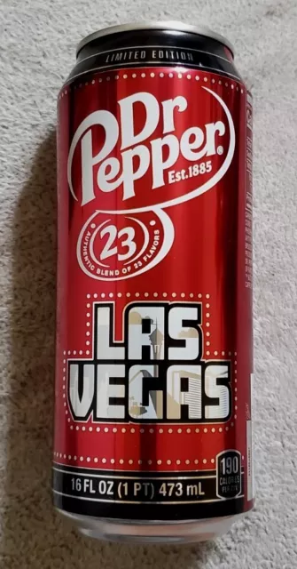 Dr. Pepper Limited Edition Las Vegas Full Pint Empty Or Full You Pick