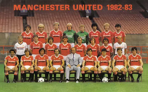 Man Utd Football Team Photo>1982-83 Season