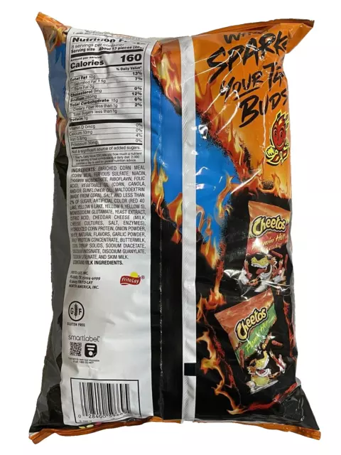 New Cheetos Flamin' Hot Puffs Cheese Flavored Snack 8 Oz Bag Chips Buy Frito Lay 2