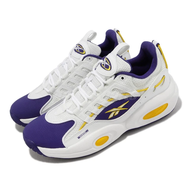 REEBOK SOLUTION MID Iverson Lakers White Purple Gold Men