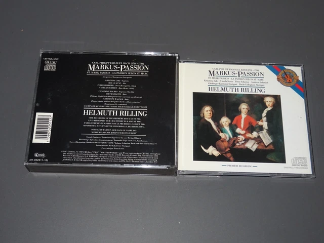 2CD BACH MARKUS Passion M2K42511 JAPAN £9.46 - PicClick UK