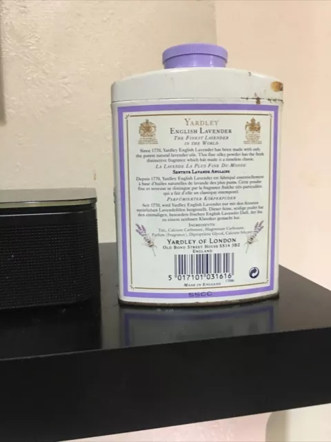 YARDLEY ENGLISCHER LAVENDEL PARFÜMIERTES TALKUM IN STAUBDOSE 200 g Made in England 3