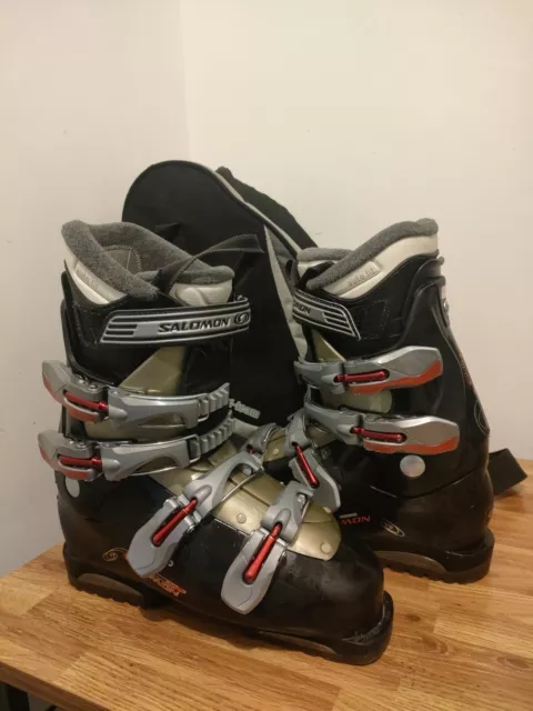 Salomon Performa walkadin CF Men's Ski Boots Size 25.5 uk 6.5, With Bag