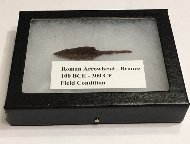 Ancient Roman Bronze Arrowhead 2000 Years Old! Field Condition! Stocking Stuffer