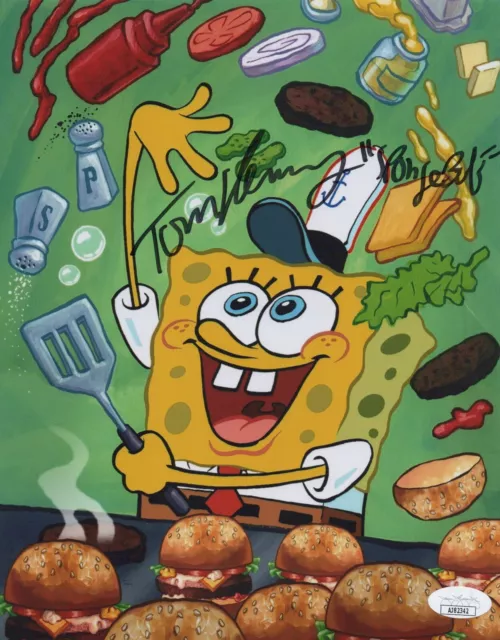 TOM KENNY Hand Signed 8x10 SPONGEBOB SQUAREPANTS Photo Autograph JSA COA Cert