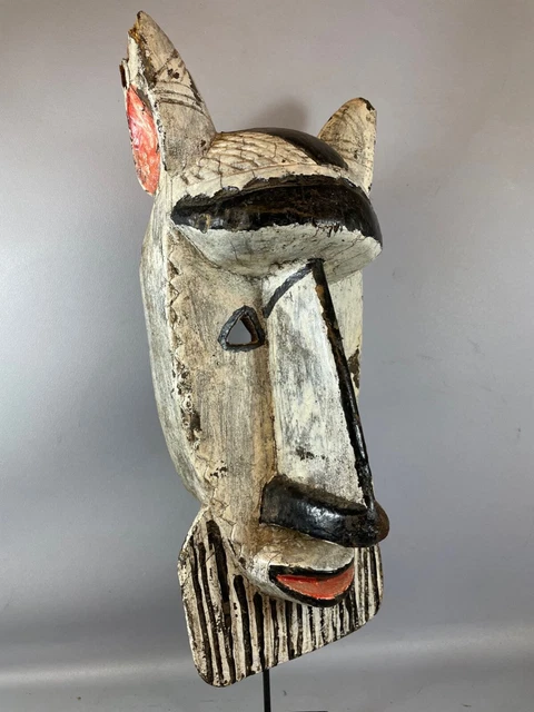 230261 - Old used African Bozo marionet mask - Mali