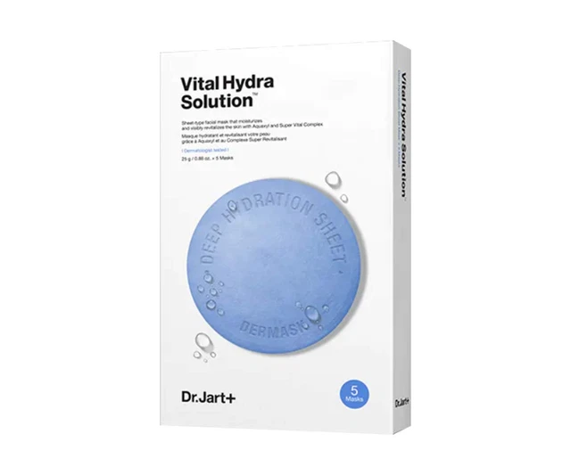 Dr.Jart+ Vital Hydra Solution Deep Hydration Mask Sheet 25G (0.9Oz.) 5Ea Set
