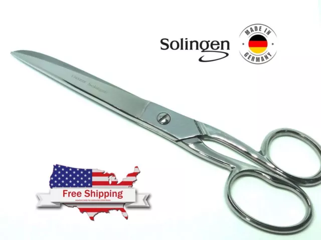 12 SOLINGEN Tailor Scissors Textile Shear Fabric Cutting Sewing Stainless  Steel