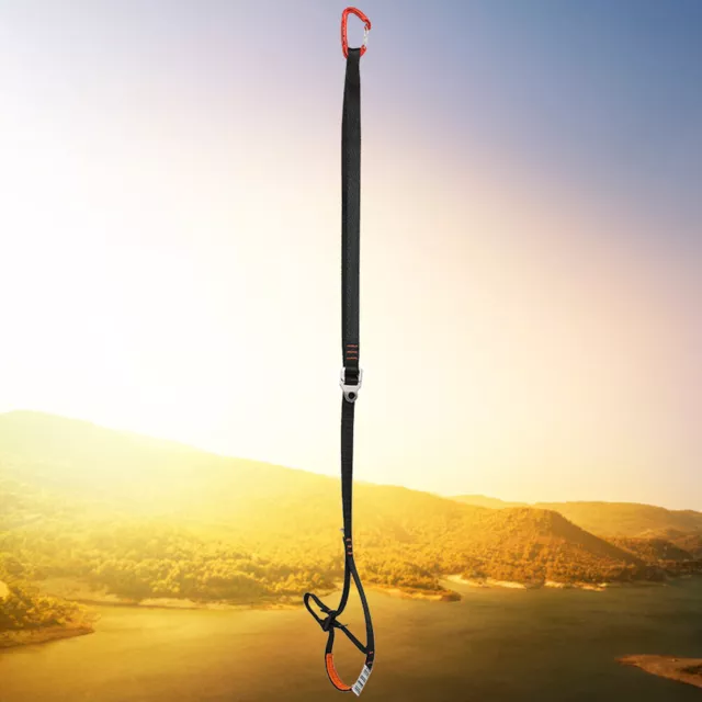 Climbing Ascender Adjustable Foot Ascender Loop for Rock Climbing Mountaineering