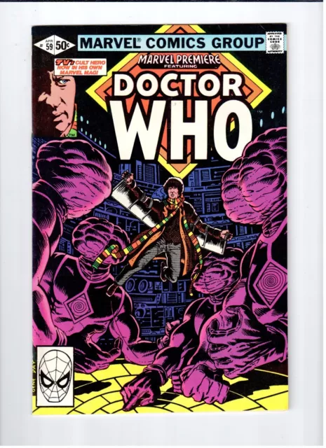 Marvel PREMIERE Featuring Doctor Who #59 1981 NM Vintage Comic