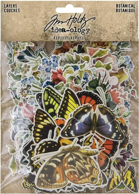 NEW Tim Holtz Idea-ology Layers Botanical