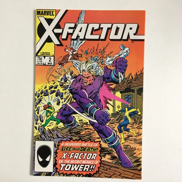 X-Factor #2 Marvel Comics 1986 VF/NM 1st App Artie Maddicks & Tower Comic Book