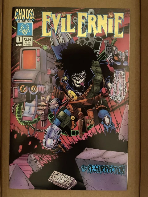 Evil Ernie: The Resurrection #1 (1993) VF Gold Foil Rare Special Edition Quesada