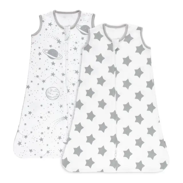 Sleep Sack Premium Organic Cotton Wearable Blanket for Newborns Boys Girls, Infa
