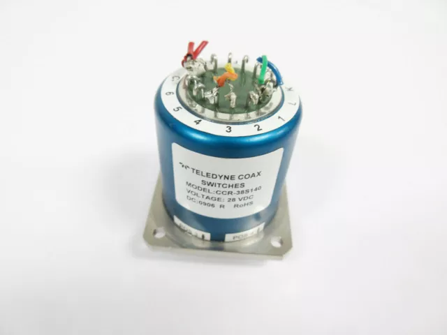 Teledyne Coax Switches Ccr-38S140 Coaxial Switches Sp4T 28V N.o. Sma