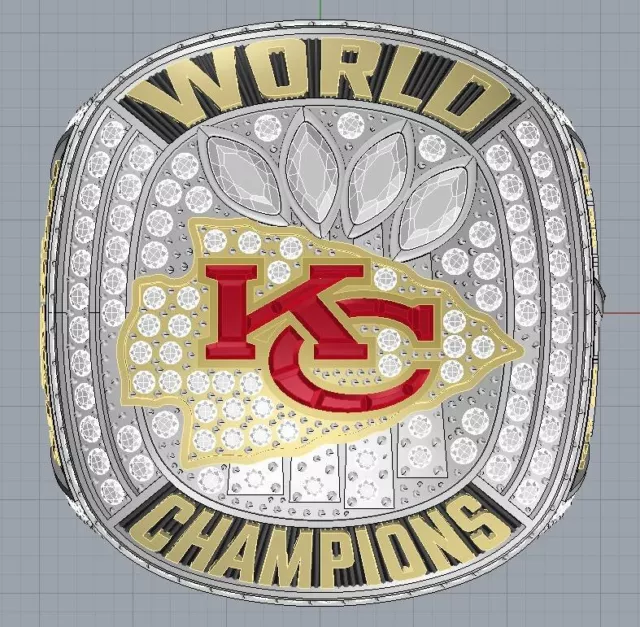 KC CHIEFS 2024 Super Bowl Ring Rashee Rice US Distributor 49.95 PicClick
