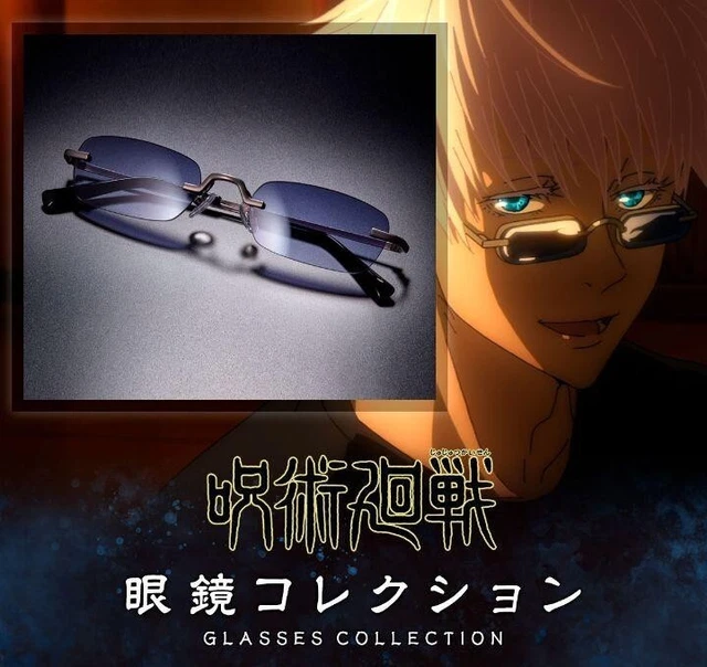 Lunettes De Soleil Gojo Satoru - Cosplay, Halloween, Style Rond, Cadre Noir Ou Argenté