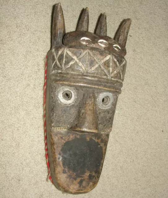 Old Ancient African Toma Fetish Mask Loma Landai Masque Guinea Collection Africa