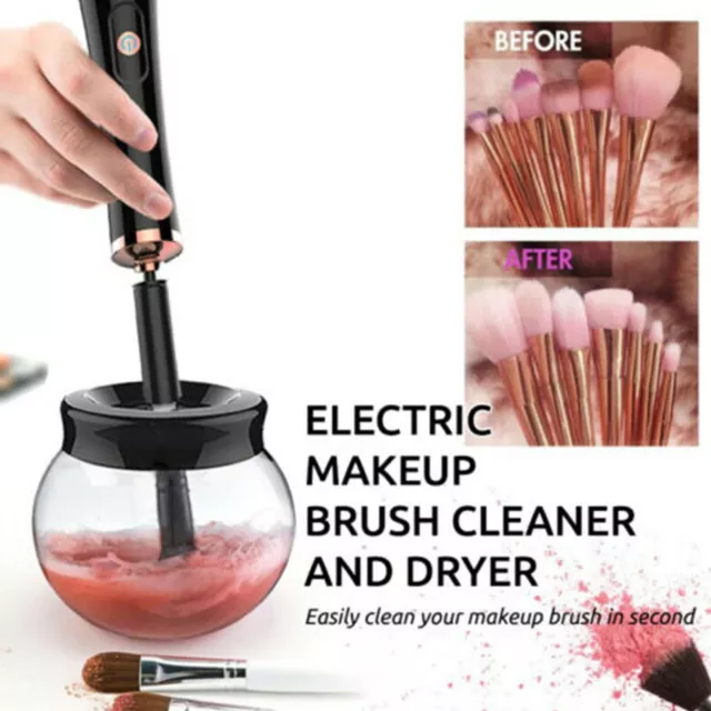 Pro Electric Makeup Brush Cleaner & Dryer Set Make Up Brushes Wash Tool 2