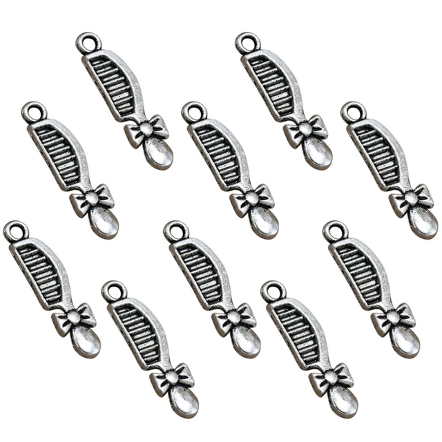 Anhänger zur Schmuckherstellung 20 Stück Legierung Kamm Anhänger Charms DIY Schm