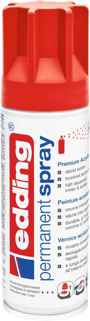 Edding e-5200 p.spray verk.rot sdm. RAL3020 D/F 4-5200902