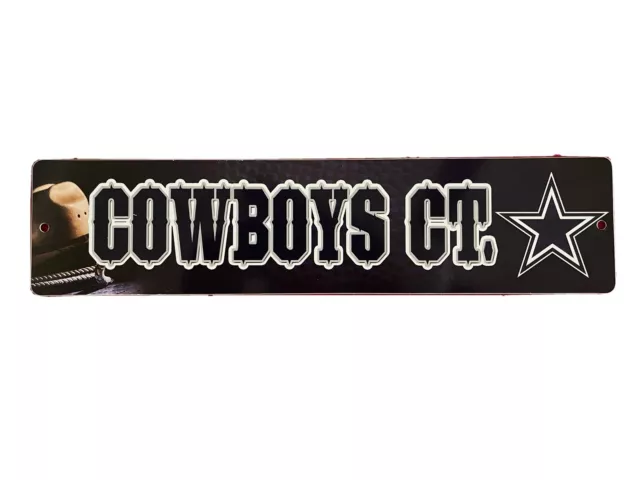 Dallas Cowboys Court Street Sign NFL Football Team Logo Ct Man Cave TX Gift