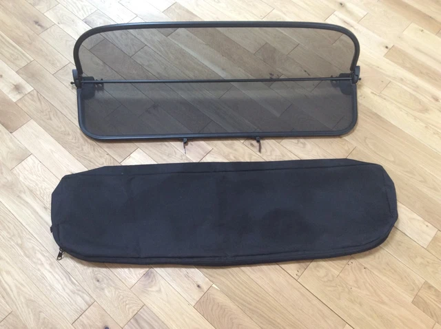 Jaguar Xk Xkr Convertibile (2006-14) Deflettore Vento + Borsa Portaoggetti Originale Jaguar