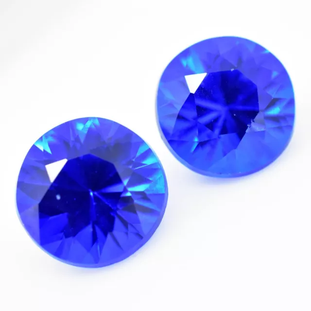 12.80 CT Natürlich Extrem Blau Tansanit Igl Zertifiziert Schöne Edelstein Paar