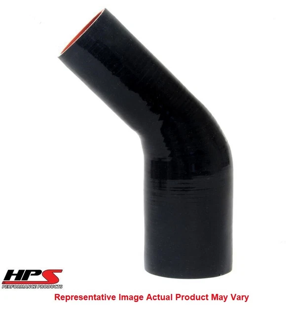Coude Silicone 90° Réducteur 57mm (2.25") Rouge – Tuyau Intercooler Haute Performance