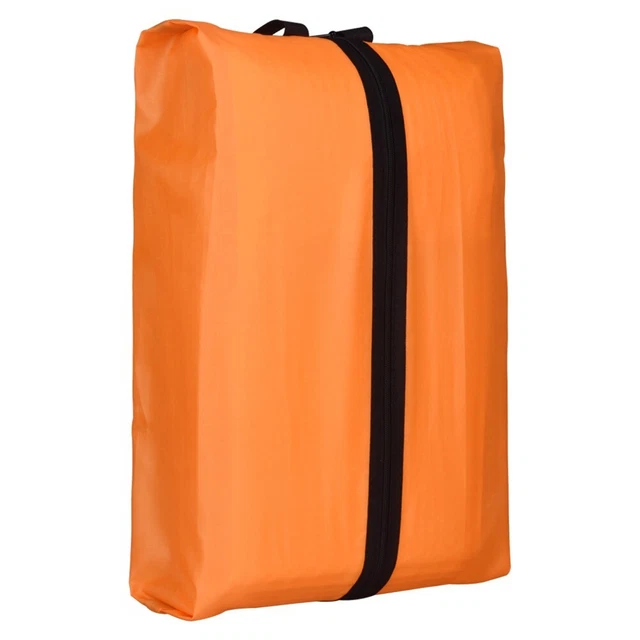 Borsa Porta Scarpe Da Viaggio Extra Large: Capiente Contenitore In Poliestere Per 12-15 Paia, Con Chiusura In Velcro, Leggera E Compattabile, Nero