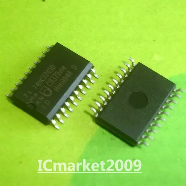 10 PCS 74HCT245D SOP-20 74HCT245 Octal Bus Transceivers, 3-State Outputs Chip IC