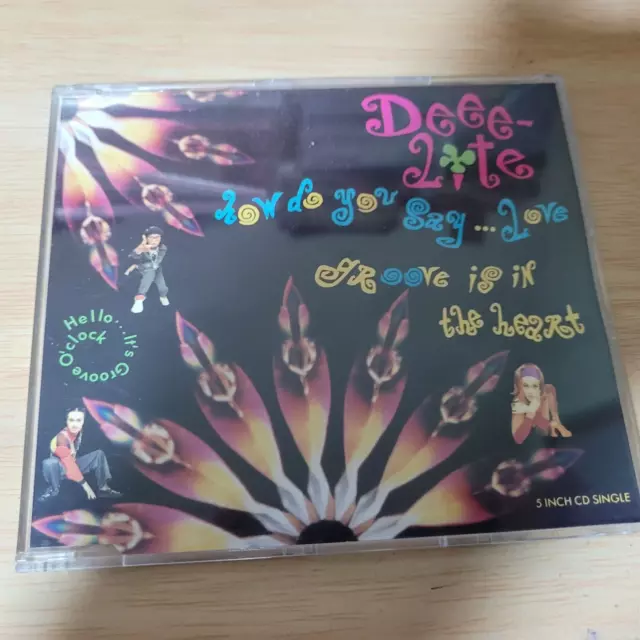 Dee Lite How Do You Say  Love Groove Is In The Heart  Single Cd