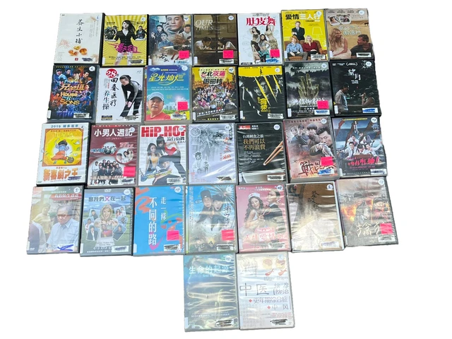 Bulk Lot 66xChinese China Film Movie DVD Lot Bundle Mandarin Action Comedy Drama