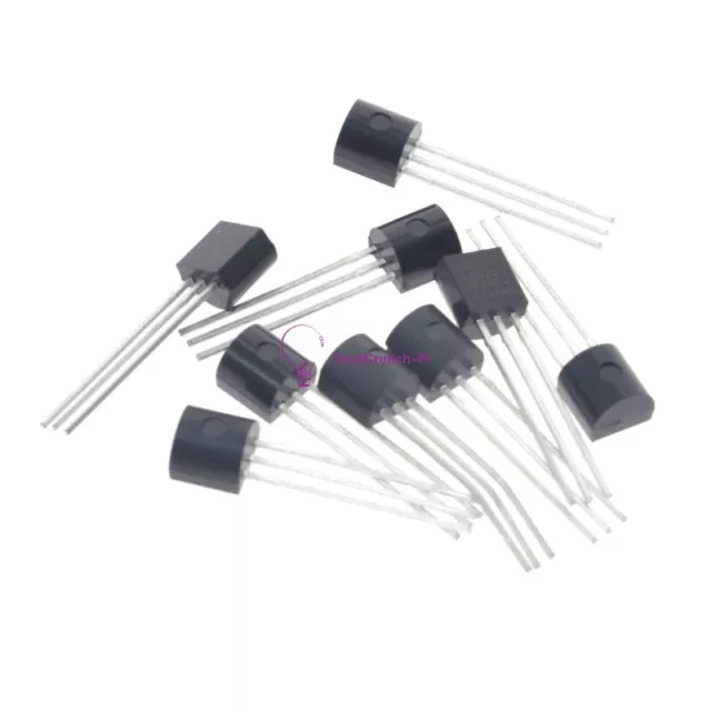 Lot De 20 Capteurs De Température Numérique Dallas DS18B20 TO-92 1-Wire - Pour Arduino, Raspberry Pi