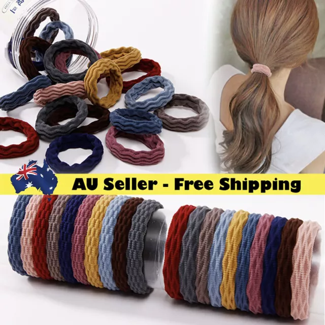 Elastic HairBand Thick Hair ties Scrunchies Accessories Ponytail holder bands