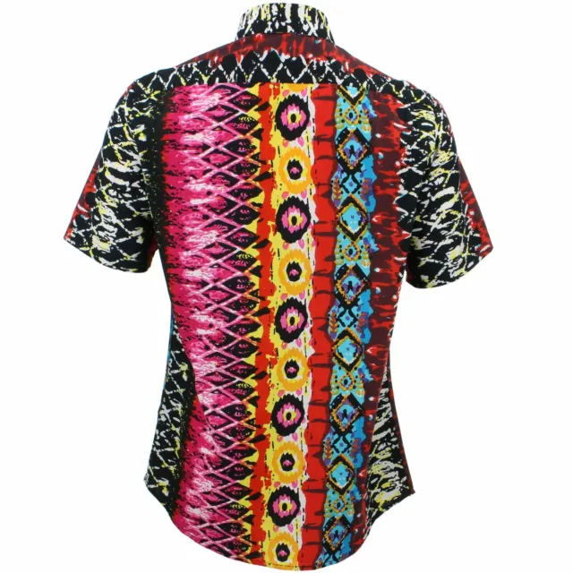 Camisa Hombre Loud Originals Corte Normal Serpiente Rosa Retro Psicodélico Fancy 2