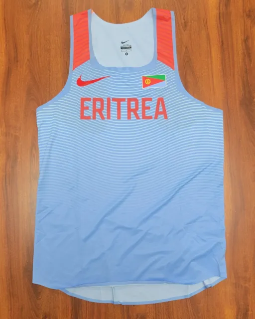 New Nike Pro Elite Eritrea Track  Field Running Singlet MADE IN USA Mens Medium