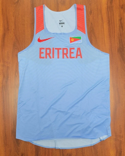 New Nike Pro Elite Eritrea Track  Field Running Singlet MADE IN USA Mens Medium
