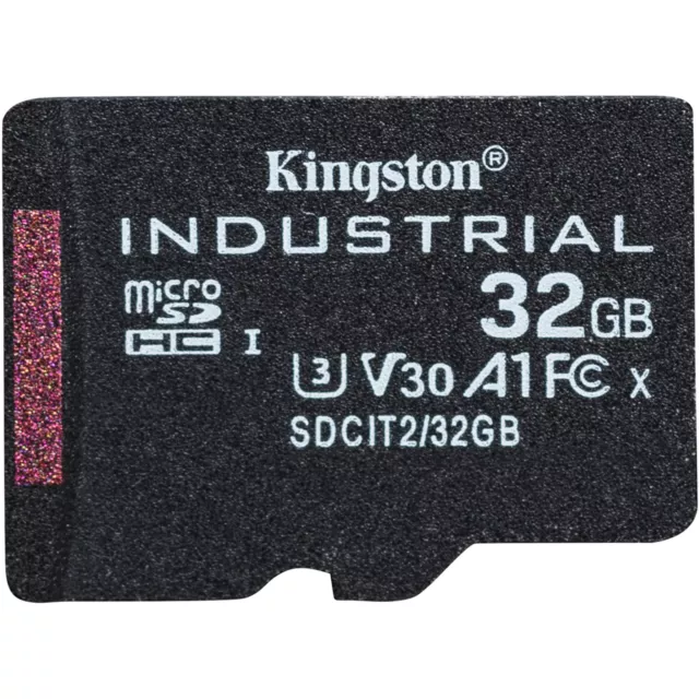 Kingston Industrial 32 GB microSDHC, Speicherkarte, schwarz