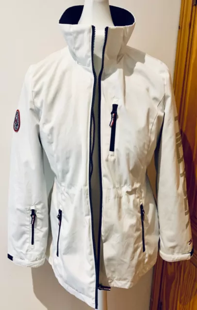 Genuine Tommy Hilfiger - Women's UK14 US10 White Insulated Jacket/Coat