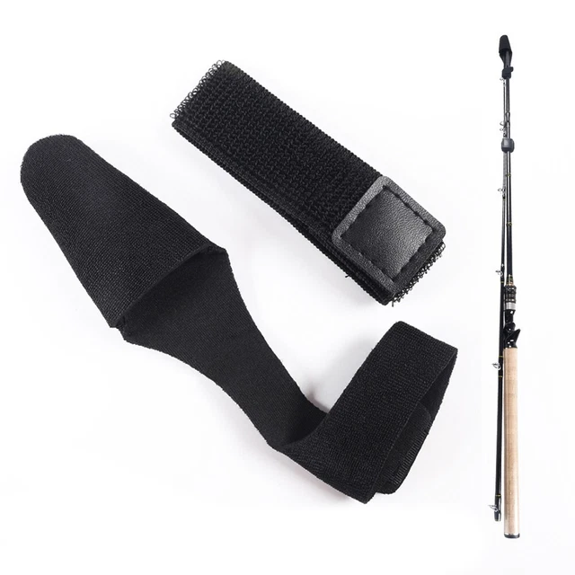 SUPVOX Lot de 12 sangles de canne à pêche extensibles en néoprène pour