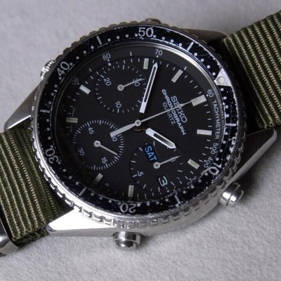 SEIKO SPEED MASTER SJS038 7A38-6040 Chronograph Vintage SS Quartz Mens Watch $814.00 - PicClick