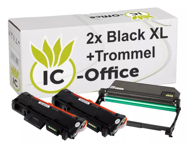 2x XL Toner + Drum für Samsung Xpress M2625D M2675FN M2875DW M2825ND M2835DW SET