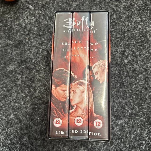 BUFFY THE VAMPIRE Slayer Season 2 Episodes 1-11 VHS Box Set 3 Tapes ...